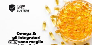 integratori omega 3 non meglio della dieta