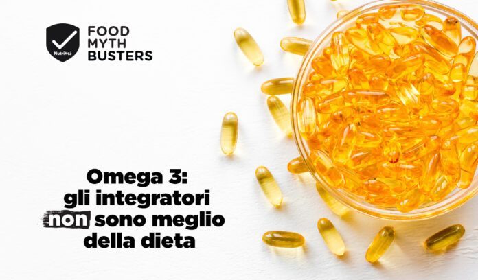 integratori omega 3 non meglio della dieta