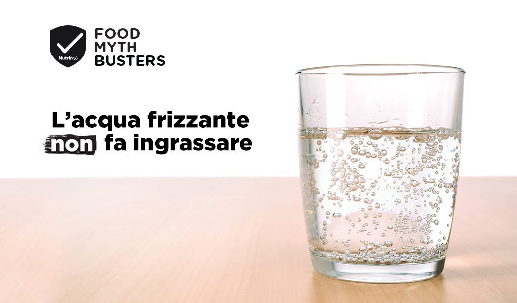 L'acqua frizzante NON fa ingrassare - Nutrimi