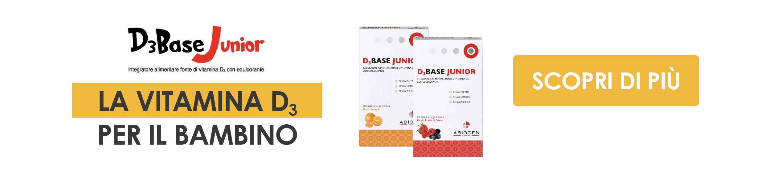 D3 Base Junior: la vitamina D3 per il bambino